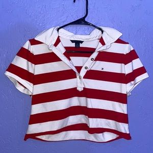 Cropped Tommy Hilfiger half button